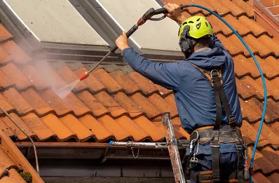 Démoussage et hydrofuge de toiture à Fontenelle-Montby